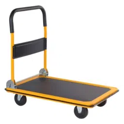 Inaithiram WH-MH-PT300 300kg Steel &a; Foldable Metal Yellow &a; Black Platform Trolley with 360 deg Swivel Wheel, 1000000002-picture-32