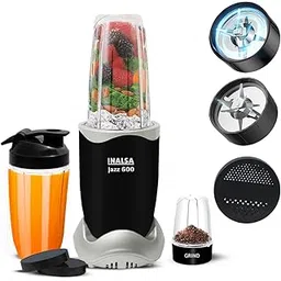 INALSA Mixer Grinder|3 Jar & 600 W Copper Motor| Blenders for Smoothies and Juices| Smoothie Maker Blender|Nutri Blender | 2 Blades |2Yr Warranty,Jazz 600-3 Jar-picture-18