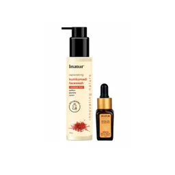 Inatur Set of Kumkumadi Facial Oil 12ml & Face Wash 100ml image 1