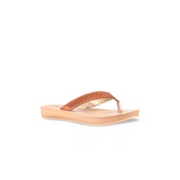 Inblu Lightweight & Anti Skid Open Toe Flats with Laser Cut-Detail-picture-14