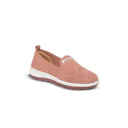 Inblu Women Textured Round Toe Slip-On Sneakers-image-13