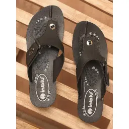 Inblu Women's Black T-Strap Wedges-picture-36