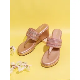 Inc 5 Embellished Ethnic Wedge Sandals-picture-21