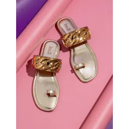 Inc 5 Embellished One Toe Flats-picture-30