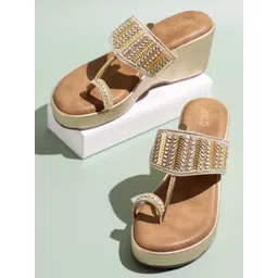 Inc 5 Embellished One Toe Wedge Heels-picture-20