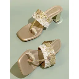 Inc 5 Embellished Open Toe Block Heels-picture-16