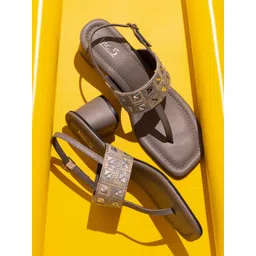 Inc 5 Embellished T-Strap Block Heels-picture-16