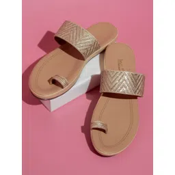 Inc 5 Textured Embellished One Toe Flats-picture-44