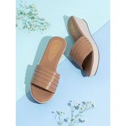 Inc 5 Wedge Round Toe  Heels Mules-picture-17