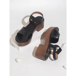 Inc 5 Women Black Platform Heels-image-44