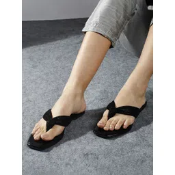 Inc 5 Women Colourblocked Open Toe Flats with Bows-picture-37