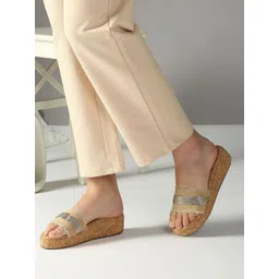 Inc 5 Women Embellished Open Toe Flats-picture-23