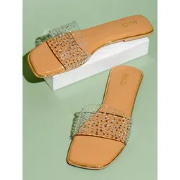 Inc 5 Women Embellished Open Toe Flats-picture-35