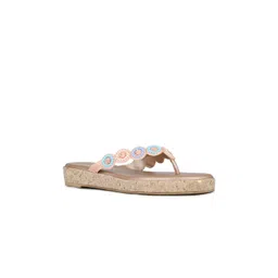 Inc 5 Women Embellished T-Strap Flats image 4