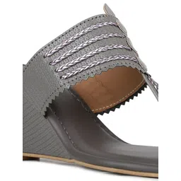 Inc 5 Women Ethnic - Embellished Wedge Sandals image 2