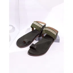 Inc 5 Women One Toe Flats with Buckles-picture-14