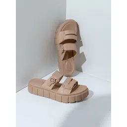 Inc 5 Women Open Toe Flats with Buckles-picture-19