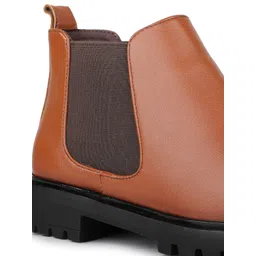 Inc 5 Women Round Toe Block Heel Chelsea Boots image 4