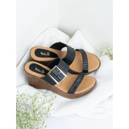 Inc 5 Women Round Toe Wedge Mules-picture-42