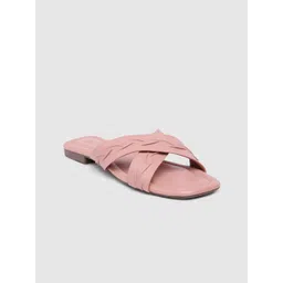 Inc 5 Women Solid Open Toe Flats-picture-48