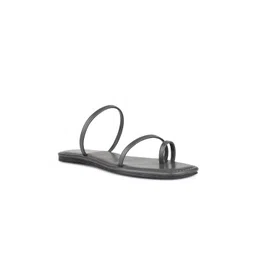 Inc 5 Women Striped One Toe Flats-picture-36