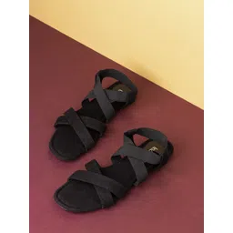 Inc 5 Women Striped Open Toe Casual Flat Sandals-picture-41