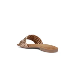 Inc 5 Women Woven Design Open Toe Flats image 2