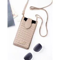 Inc.5 Beige Woven Medium Cross Body Bag-picture-31