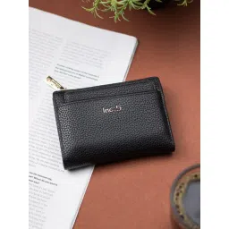 Inc.5 Black Textured Medium Wallet-picture-21