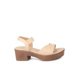 inc.5 Inc 5 Women's Beige Ankle Strap Sandals-picture-11