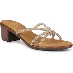 inc.5 Women Antique Embellished Knot Detail Block Heels Sandal-picture-17