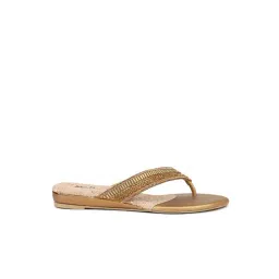 Inc.5 Women's Antique Gold Thong Sandals-picture-49
