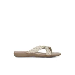 Inc.5 Women's Beige Cross Strap Sandals image 3