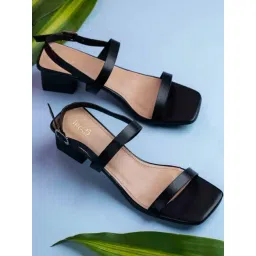 Inc.5 Women's Black Back Strap Sandals-picture-16