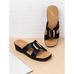 Inc.5 Women's Black Casual Wedges-picture-17