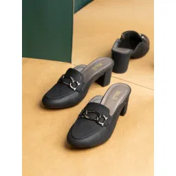 Inc.5 Women's Black Mule Shoes-picture-20