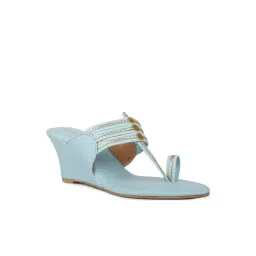 Inc.5 Women's Blue Toe Ring Wedges-picture-48