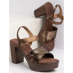 Inc.5 Women's Gold Ankle Strap Sandals-picture-45