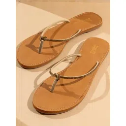 Inc.5 Women's Gold Thong Sandals-picture-29