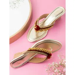 Inc.5 Women's Gold Toe Ring Wedges-picture-45