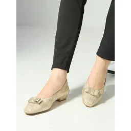 Inc.5 Women's Golden Flat Ballets-picture-35