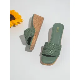 Inc.5 Women's Green Casual Wedges image 1