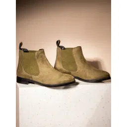 Inc.5 Women's Green Chelsea Boots-picture-10