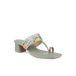Inc.5 Women's Green Toe Ring Sandals-picture-43