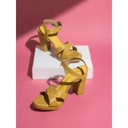 Inc.5 Women's Mustard Ankle Strap Sandals-picture-27