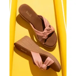 Inc.5 Women's Peach Casual Wedges-picture-47