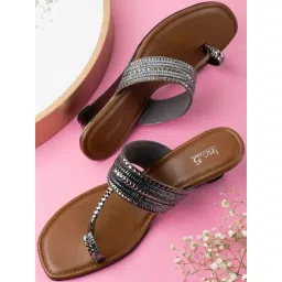 Inc.5 Women's Pewter Toe Ring Wedges-picture-47