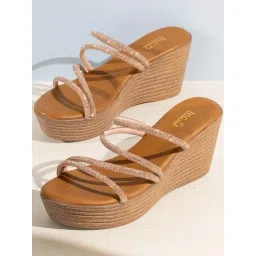 Inc.5 Women's Rose Gold Casual Wedges-picture-44