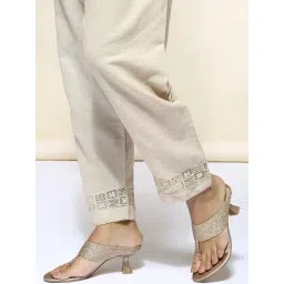 Inc.5 Women's Rose Gold T-Strap Sandals-picture-16