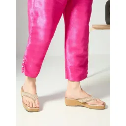 Inc.5 Women's Rose Gold Thong Sandals-picture-13